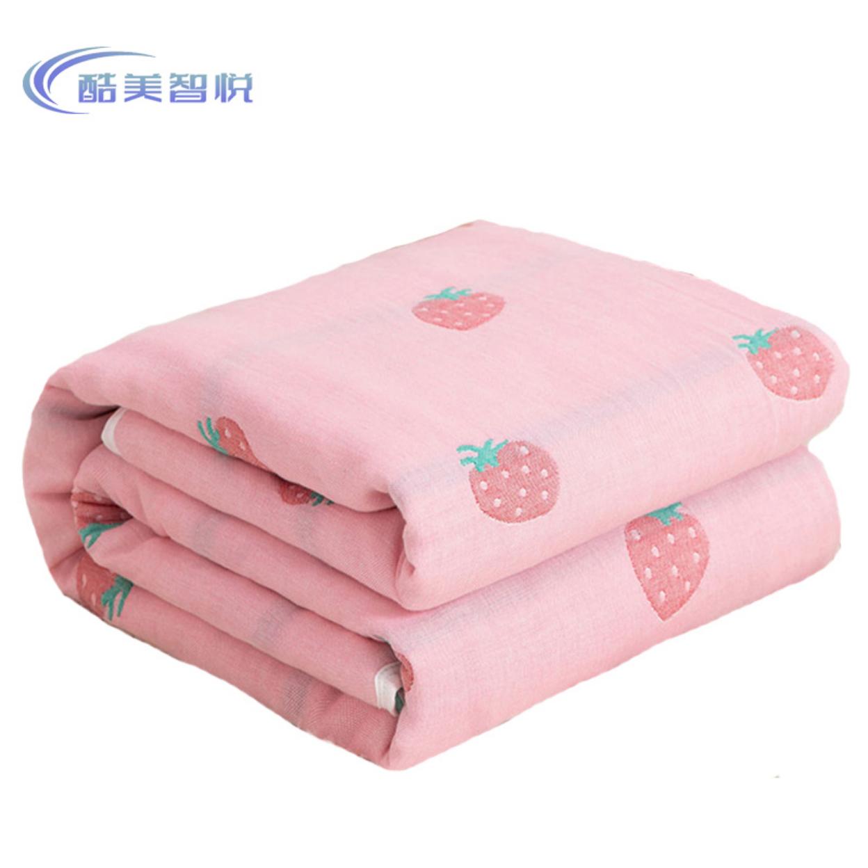 酷美智悦 毛巾被 180*200cm 条高清大图