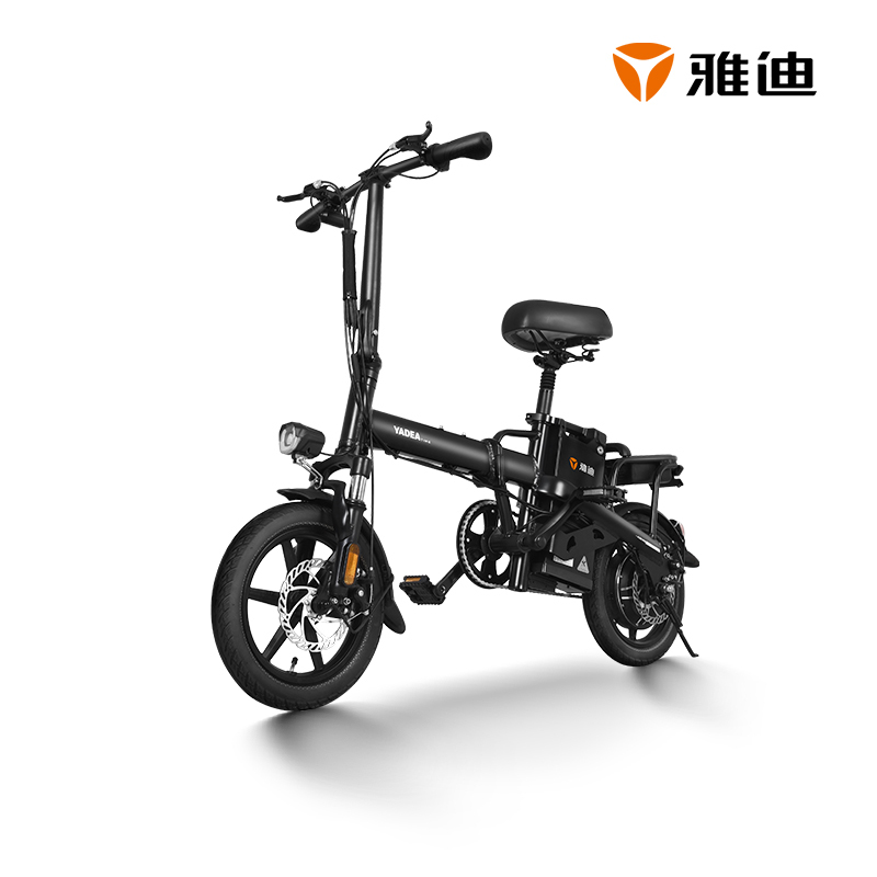 雅迪(yadea)电动车 M321PRO 代驾折叠车长续航48V20AH M321黑色