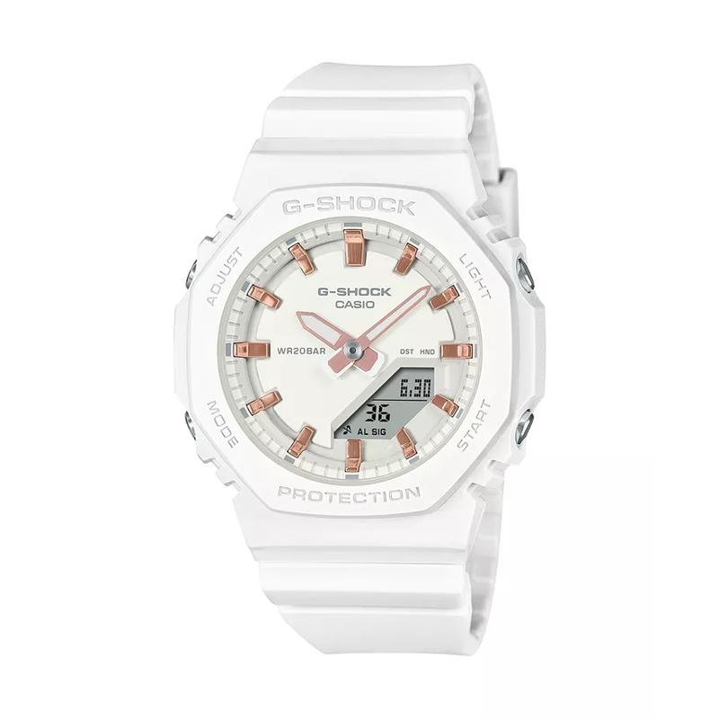 G-SHOCK 石英防水计时男女士韩系潮流树脂手表mm白金镶钻夜光