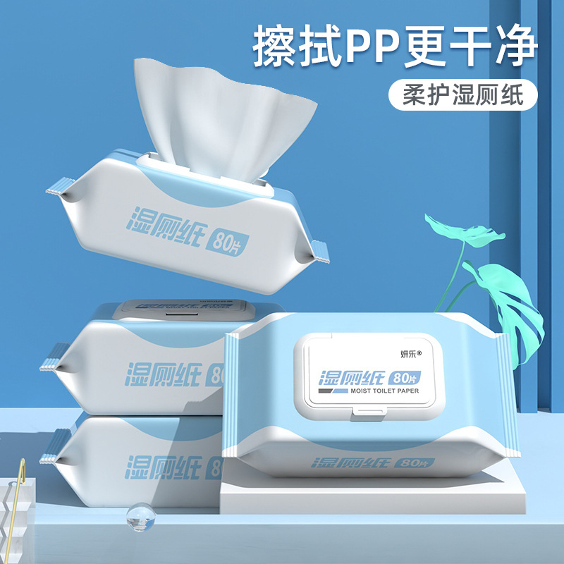 [补贴10%]湿厕纸家庭实惠有效抑菌专用洁厕可冲可降解卫生湿巾纸厕所用纸巾 3包装·[240抽]个人实惠装高清大图