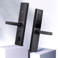TCL智能锁 7种开锁方式 S10N 曜石黑 智能门锁 家用指纹门锁(支持团购价)