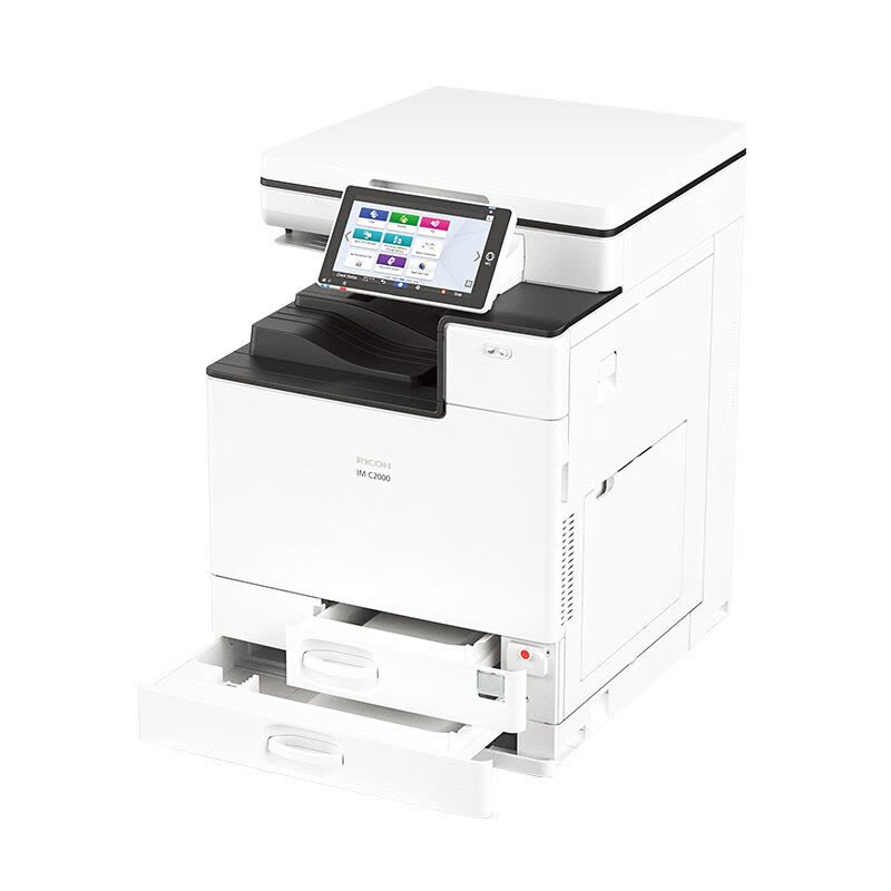 理光IM C2000 A3彩色激光数码打印机复印机扫描仪复合机 20页/分钟10.1英寸高清触控屏无线wifi打印 双面打印复印 网络打印替代C2004exSP (标配+双纸盒)图片
