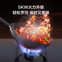 美的(Midea) JZY-Q310-M家用燃气灶双灶大开孔大底壳5.0KW大火力猛火灶台嵌两用灶具炉具炉灶液化气灶