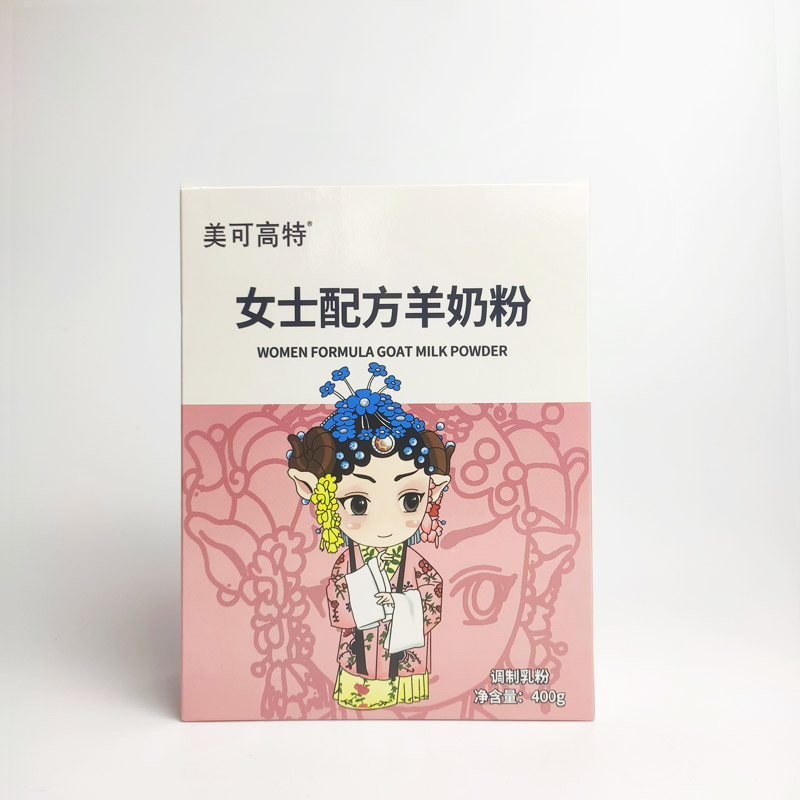 新装上市美可高特儿童配方羊奶粉400克盒装