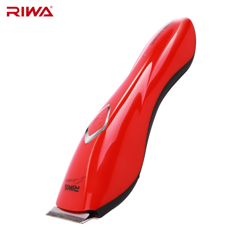 雷瓦(RIWA)RE-3201 红色 充电式理发器 静音 精钢刀头 专业 剃头 电剪推电推子