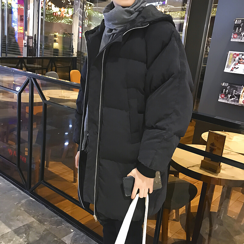 梵克公牛2020面包服男中长款棉衣男港风棉袄男棉服男外套男