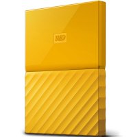 西部数据（WD）My Passport 4T 2.5英寸 清新黄USB3.0高速移动硬盘 WDBYFT0040BYL