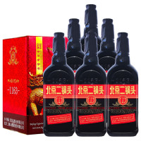 永丰北京二锅头出口小方瓶 黑瓶42度500ml*6瓶 整箱装 清香型白酒纯粮食酒 (新旧外包装随机发货)