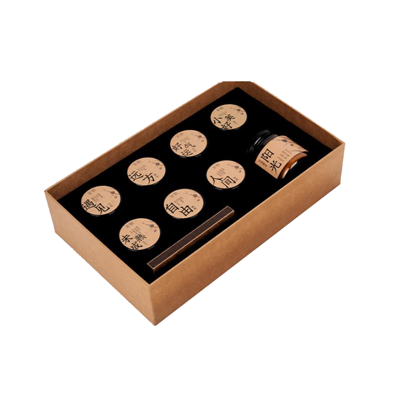 宋朝 致友人蜡烛礼盒 正装大罐80g*1+小罐15g*7