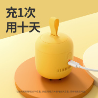 几素桌面吸尘器便携学生电动小型迷你自动清理铅笔屑吸橡皮擦机usb无线桌上清洁器(奶黄)