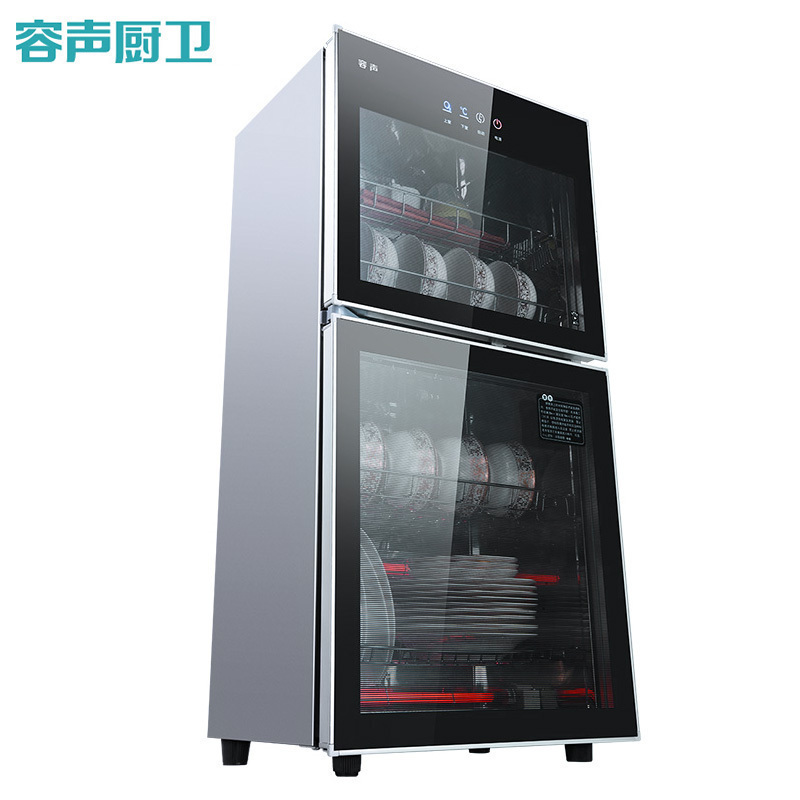 容声(RONGSHENG)立式消毒柜108-RQ230家用90L大容量厨房碗筷餐具高温二星级消毒碗柜高清大图