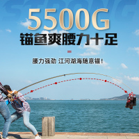 光威鱼竿豪海锚竿长节远投竿抛竿甩竿可视锚鱼杆船竿暴力锚大物杆钓竿