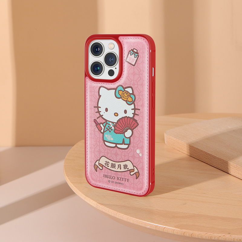 优加HelloKitty苹果13promax手机壳国潮13pro全包防摔卡通可爱女款iPhone12promax保护套