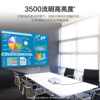 爱普生(EPSON)CB-FH06 投影仪 商务办公 家用高清投影机 高亮开会教育教学 3400流明U05替代品U04升级版 标配