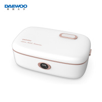 大宇(DAEWOO)电热饭盒可插电加热保温自热蒸热饭菜神器电饭锅煲小上班族 DY-FH101 白色
