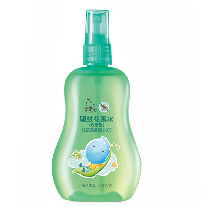 六神 宝宝驱蚊花露水(汉草)100ml*3瓶装