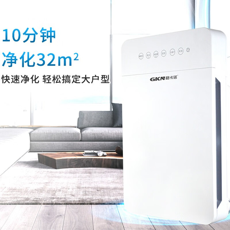 格卡诺gkn空气净化器新款家用负离子净化器除pm25甲醛雾霾异味二手烟