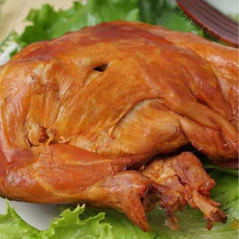 手撕熏兔兔子肉烧兔子特产熏烤兔整只熏兔兔肉特色即食新鲜零食图片