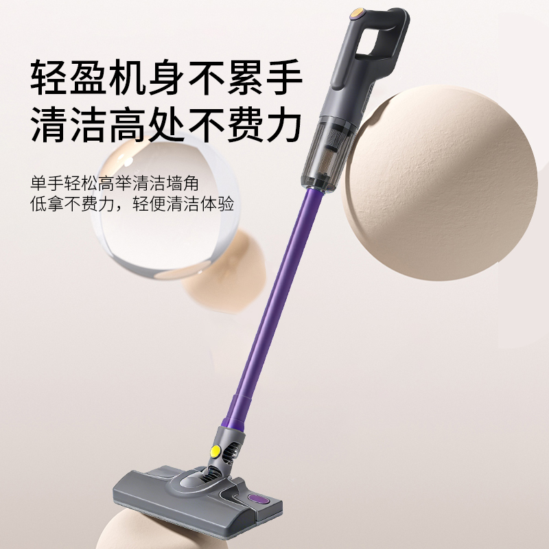 UURMI无线吸尘器YP-901 0.6L尘杯 机械操控 轻便设计 高效清洁高清大图