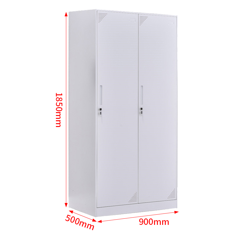 臻远 ZY-GYGC-13拆装更衣柜窄边储物柜 纯白色二门高清大图