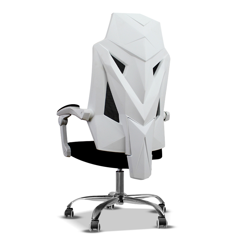 电脑椅电竞椅家用舒适久坐人体工学闪电客透气学生宿舍白色游戏转椅可