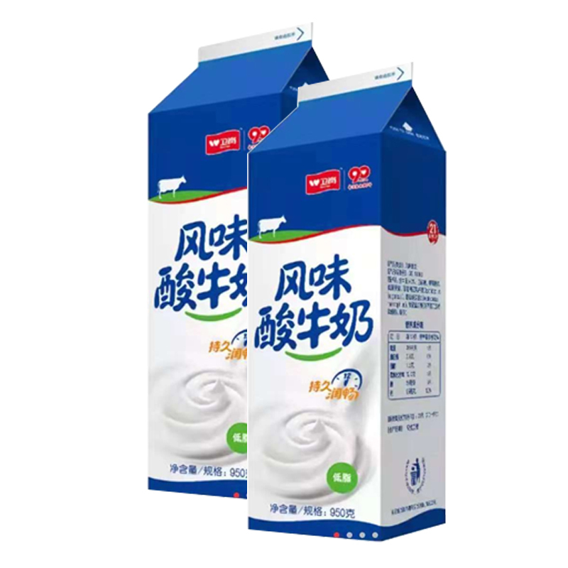 卫岗屋顶低脂酸牛奶950g