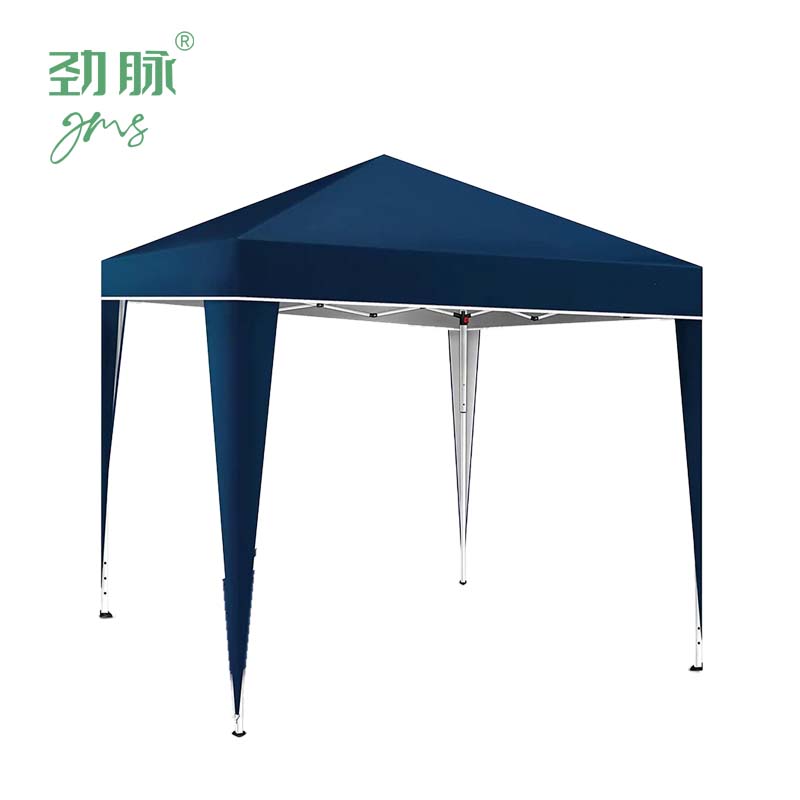 劲脉 露营四角帐篷 蓝色-3*3*2.2M 顶高清大图