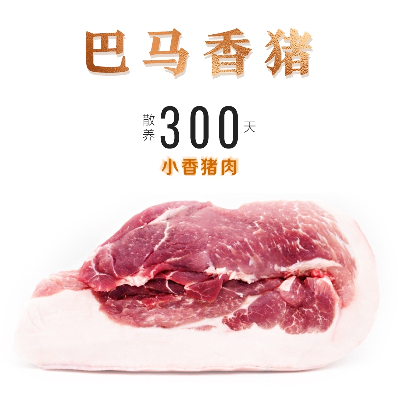 一品点御猪猪肉 【48小时发货】农家果林散养300天小香猪1斤腿肉 1斤