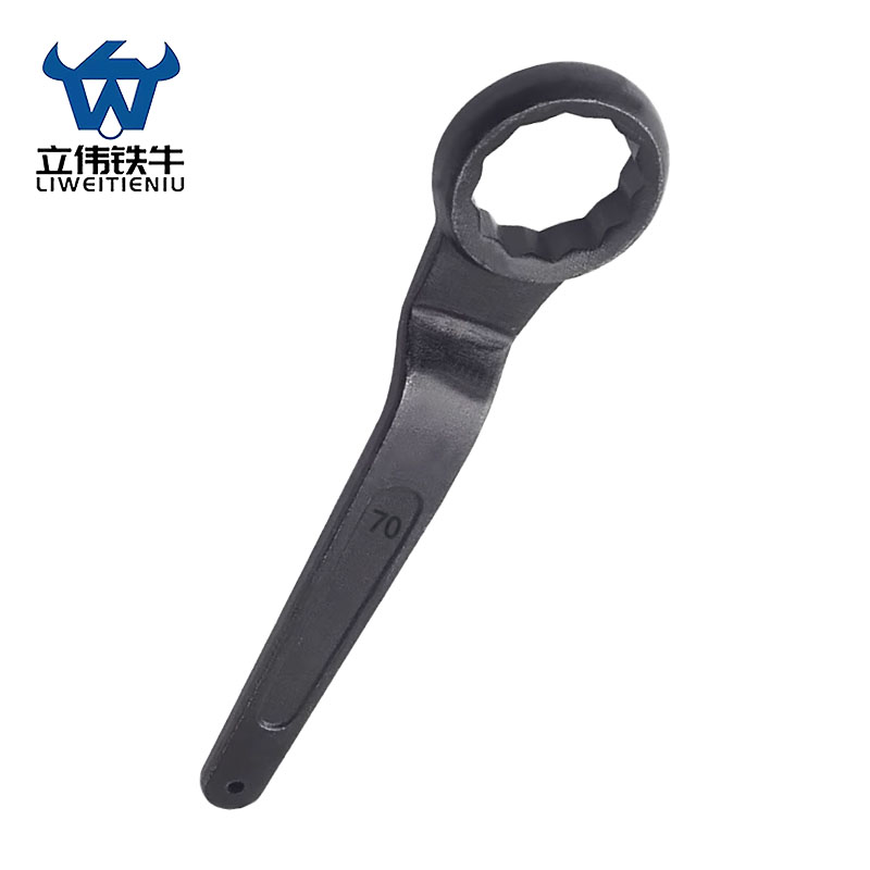 立伟铁牛单头梅花扳手70mm/把高清大图