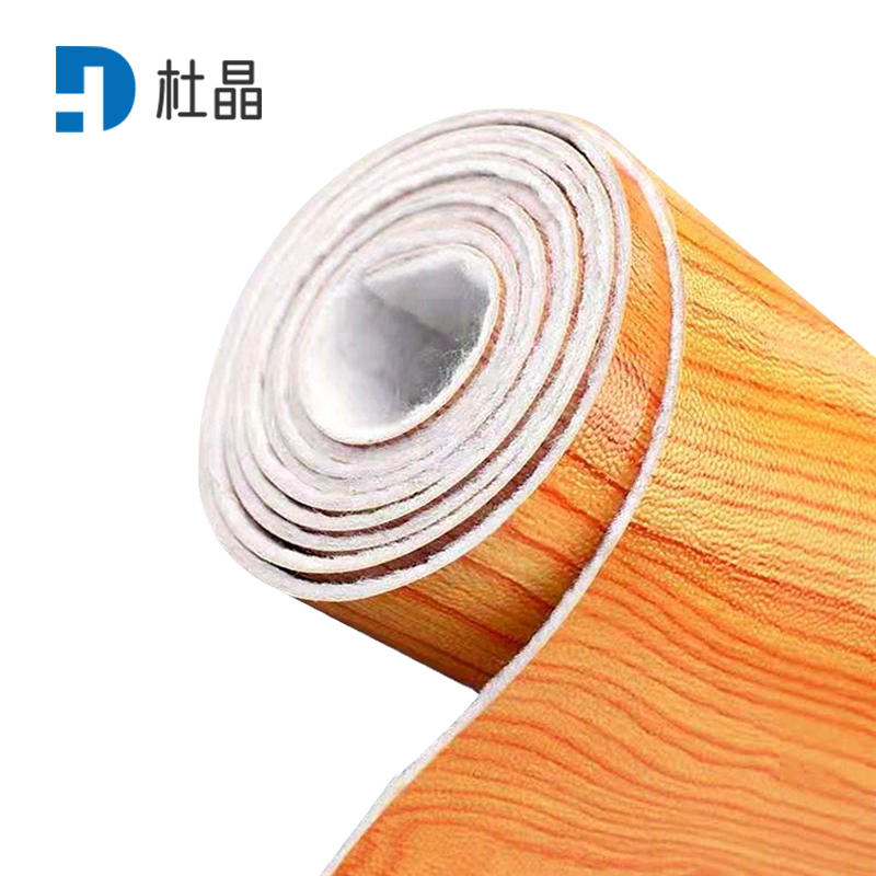 杜晶PVC地板革牛津革耐磨地板贴红核桃木每平米耐磨防水地板革 DJ-DBG002
