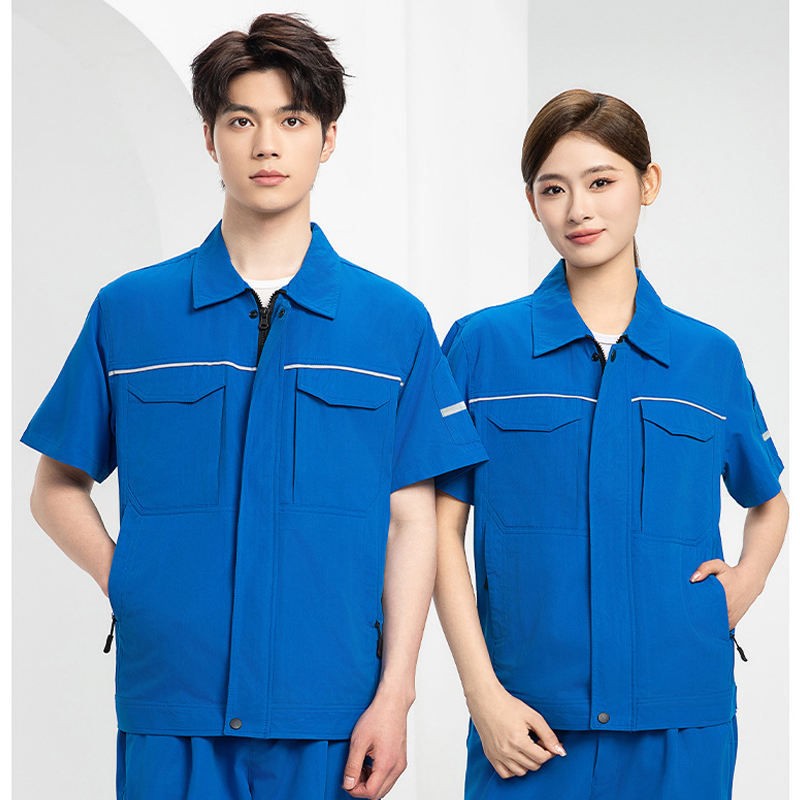蒙企智品 短袖劳保服 套装HY1/套高清大图