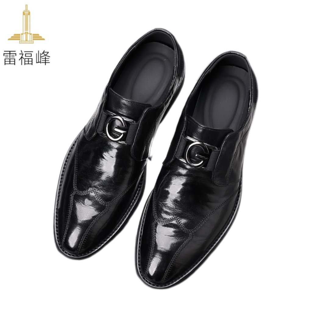 雷福峰 真皮男士皮鞋41/双高清大图