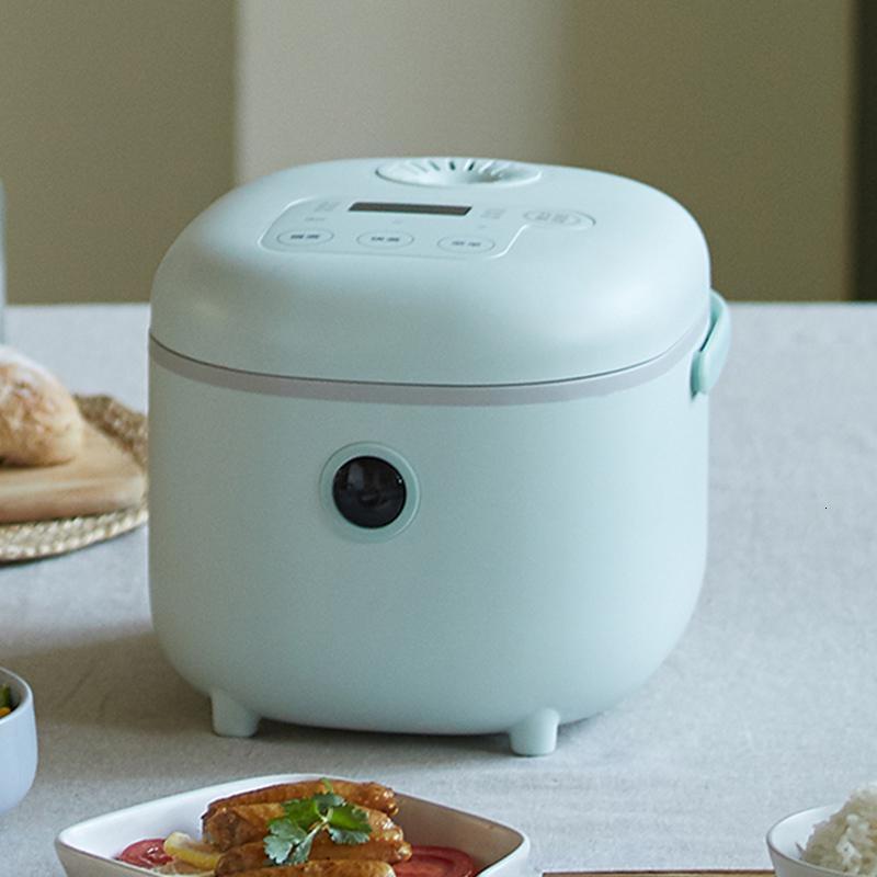 小熊电饭煲智能多功能家用3L升迷你小型电饭锅全自动煮饭锅2-5人 绿色