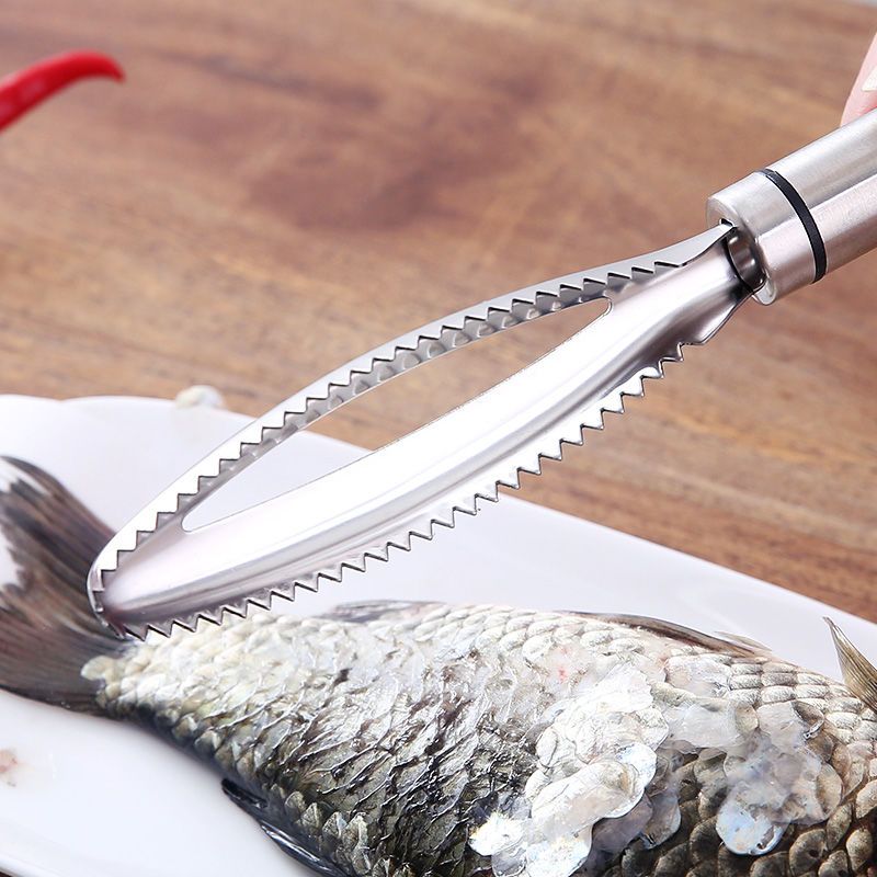 刮鱼鳞器304不锈钢家用手动除鱼鳞器刷鱼鳞工具鱼鳞刨去鱼鳞神器