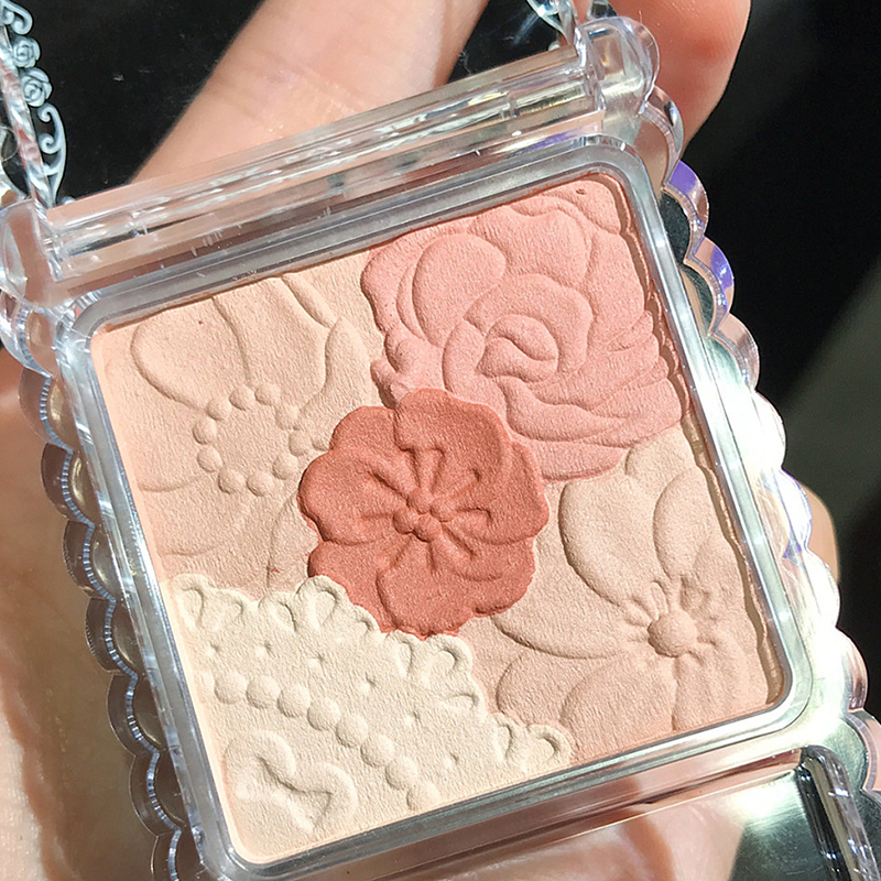 CANMAKE井田 花瓣雕刻五色腮红#05奶油杏色 6g