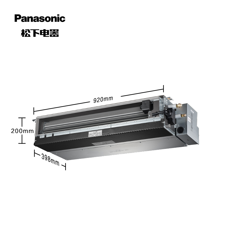 Panasonic/松下空调2匹一级变频纳诺怡净化中央空调一拖一风管机E18D0A09BW