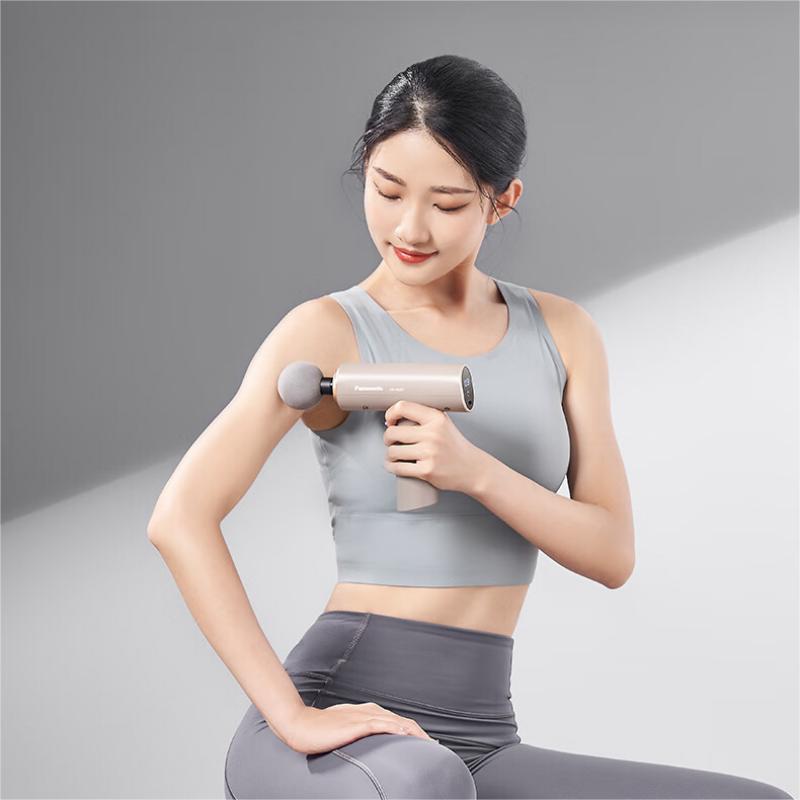 松下(Panasonic)筋膜枪 肌肉按摩器颈膜按摩仪 EW-RAD21H492 灰色 / 台高清大图