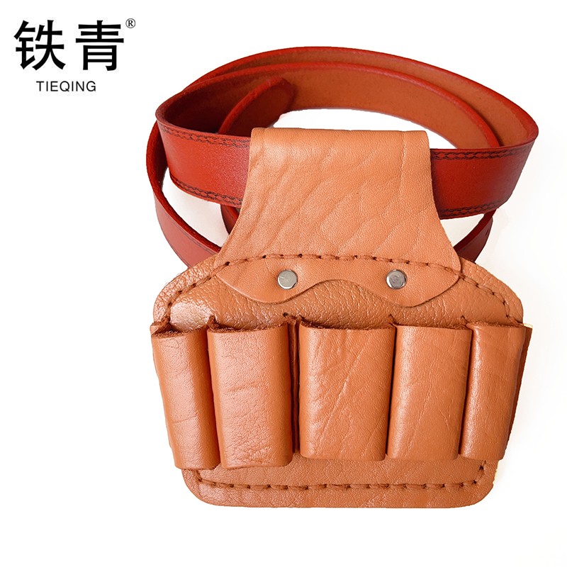 铁青牛皮拼接五联工具包D61 个