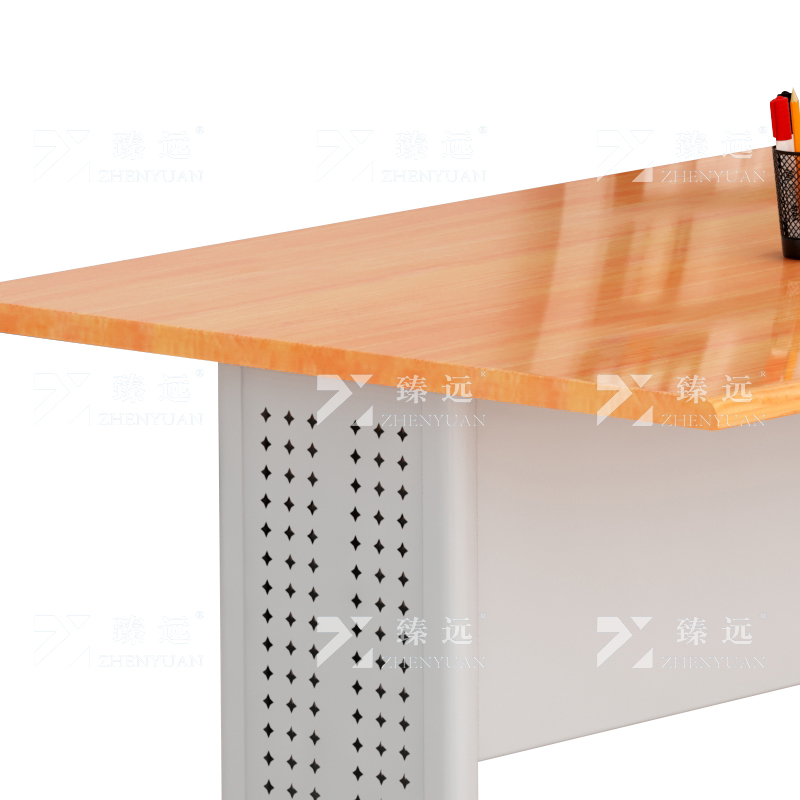 臻远ZY4052914 图书馆阅览桌阅览室桌子高清大图