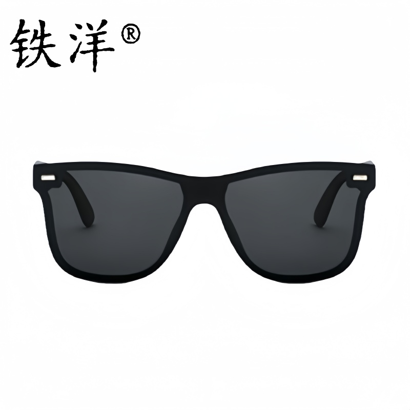 铁洋 偏光太阳镜 遮阳镜 墨镜 圆框灰片 副高清大图