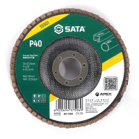 世达(SATA)锆刚玉砂页盘125×P40×22.23MM(SA55501)