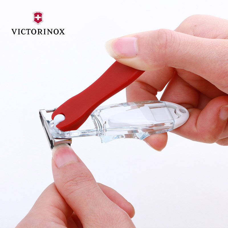 维氏（Victorinox）瑞士军刀原装正品指甲刀旋转刀头指甲钳瑞士指甲剪