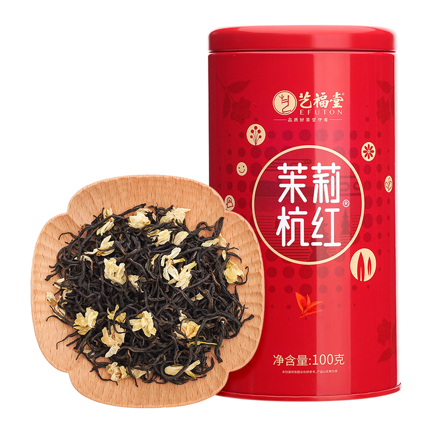 艺福堂茉莉杭红100g/罐