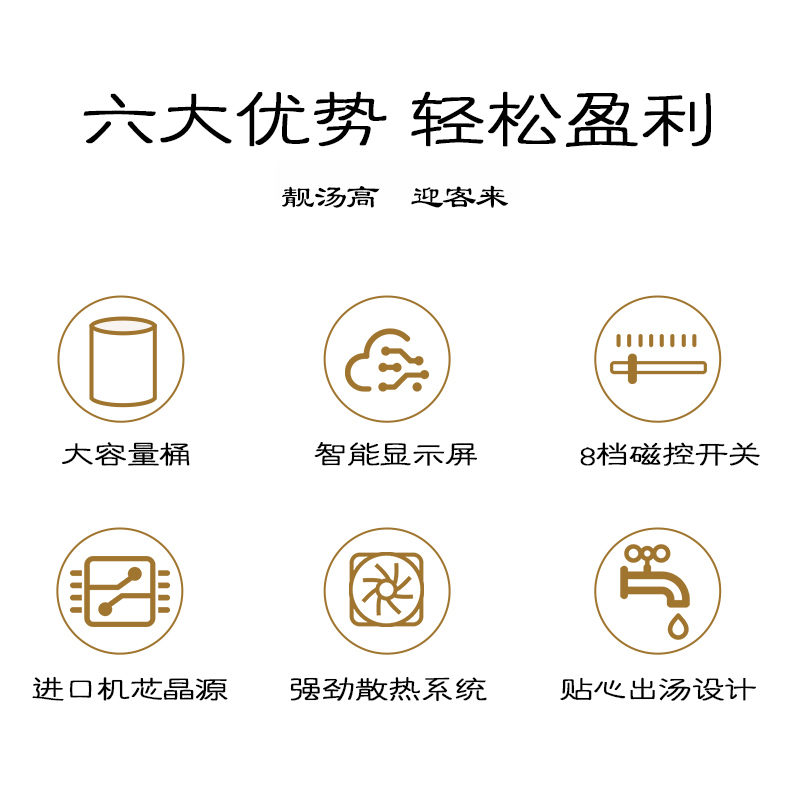 圣托(Shentop)一体式煲汤炉 牛肉羊肉炖汤锅 一体式煲汤炉 DCC03高清大图