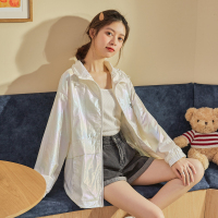[1.5折价69.9元叠加优惠券]大力水手唐狮春装新款外套女短款韩版潮上衣炸街大衣