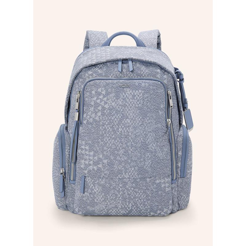 TUMI女士双肩包防水可调肩带寸笔记本隔层旅行背包高清大图