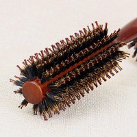 趣涉家居 毛梳子卷梳廊美造型滚梳内扣圆筒梳梨花头长木梳家用创意简约家居家用浴室用品居家用品