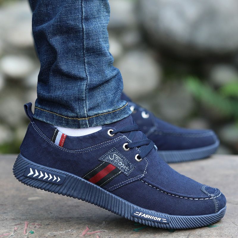 布鞋新款透气帆布鞋防滑耐磨休闲鞋软底爸爸鞋单鞋
