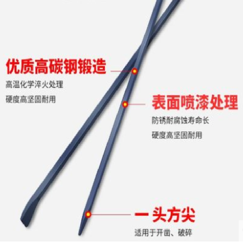 亚东 钢钎撬120CM高清大图