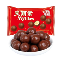 梁丰麦丽素12g*30包夹心巧克力儿童怀旧零食小吃糖果休闲食品散装批发(代可可脂)